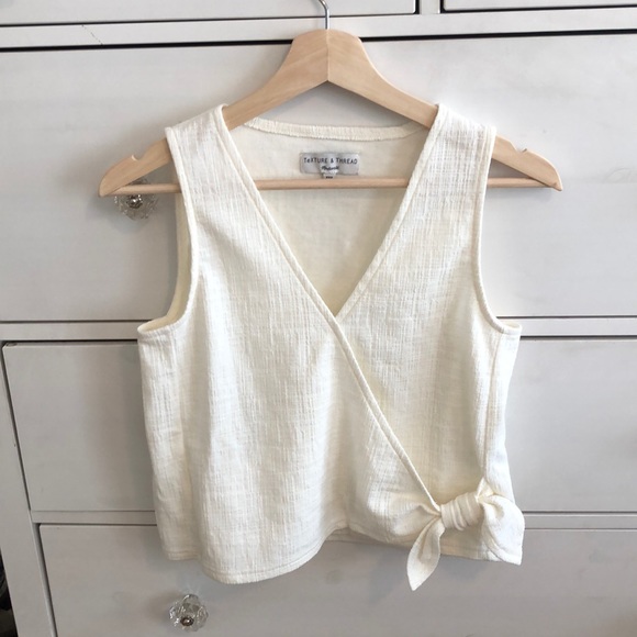 NWOT Madewell Wrap Tie Tank Top - Picture 2 of 4